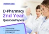 Msbte D Pharmacy 2nd Year Question Papers 2024 D Pharmacy 2nd Year Question Paper Pdf