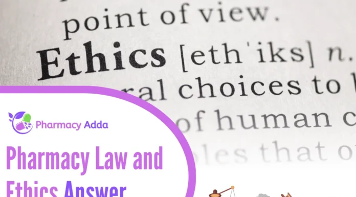 Msbte D-Pharmacy law and Ethics Model Answer Papers pharmacy law and ethics model answer paper