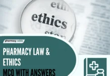 20226 Pharmacy Law & Ethics MCQ with Answers Pharmacy Law & Ethics MCQ with Answers